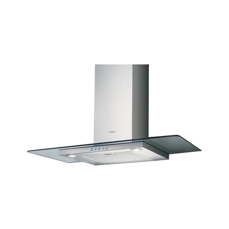  Elica Wall hood FLAT GLASS IX / A / 90 68516390A stainless steel and glass finish 90 cm