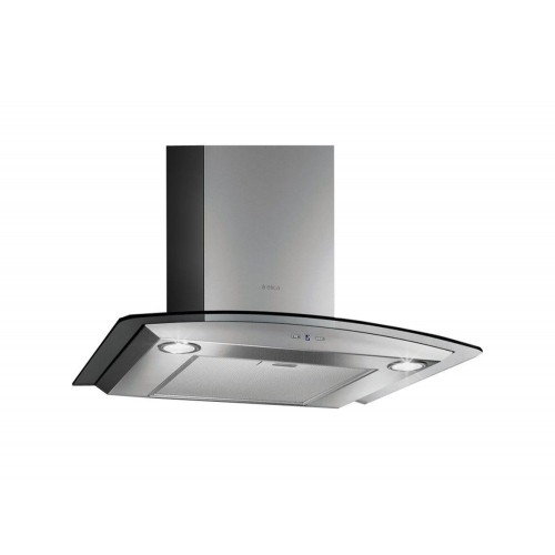 Hotte murale Elica REEF A IX/A/60 PRF0150289 en acier inoxydable et verre, 60 cm