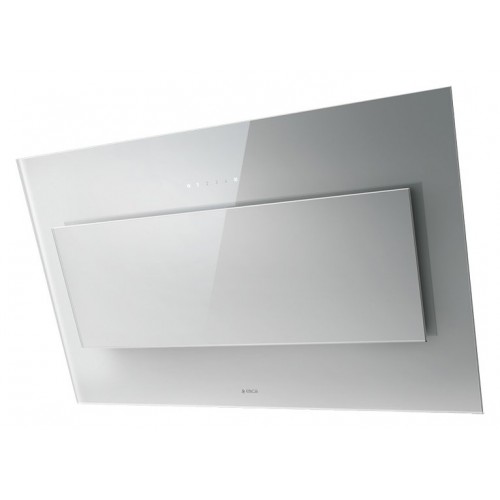Hotte murale Elica VERTIGO WH/F/90 PRF0079554C de 90 cm avec finition en verre blanc