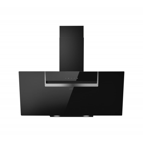 Hotte murale Elica SHEEN-S BL/A/90 PRF0166929, finition verre noir, 90 cm
