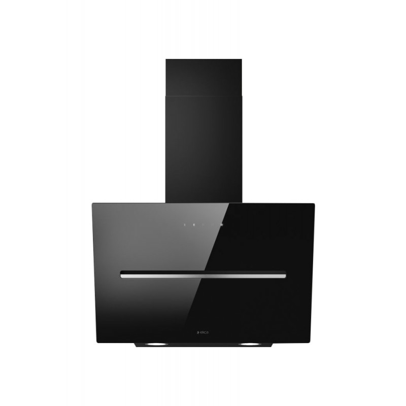  Campana extractora de pared Elica SHY-S BL/A/60 PRF0166932 con acabado en cristal negro, 60 cm