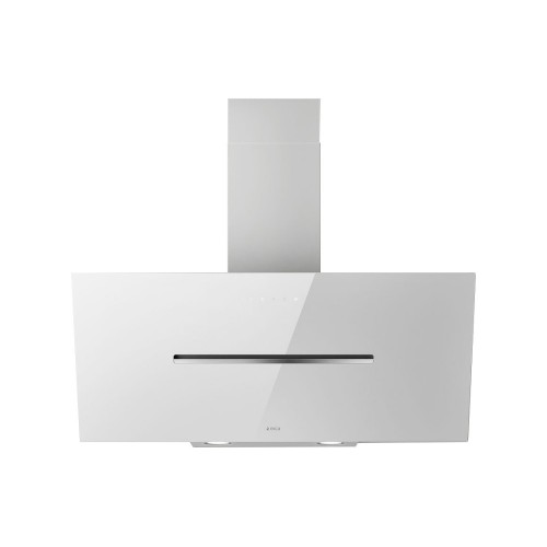 Campana extractora de pared Elica SHY-S WH/A/90 PRF0166935 con acabado en cristal blanco, 90 cm
