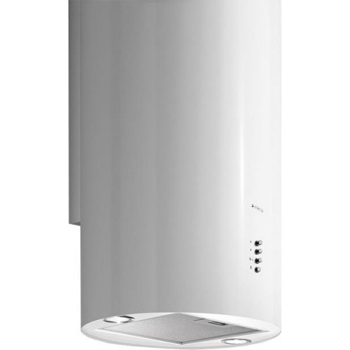 Hotte murale Elica TUBE PRO WH MAT/A/43 PRF0090720B, finition blanche, aspect doux au toucher, Ø 43 cm