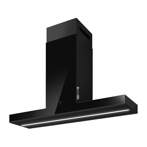 Elica Cappa a isola HAIKU ISLAND BL/A/120 PRF0146286 finitura vetro nero da 120 cm