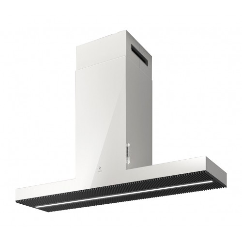 Hotte îlot Elica HAIKU ISLAND WH/A/120 PRF0146290, 120 cm, finition Krion blanche