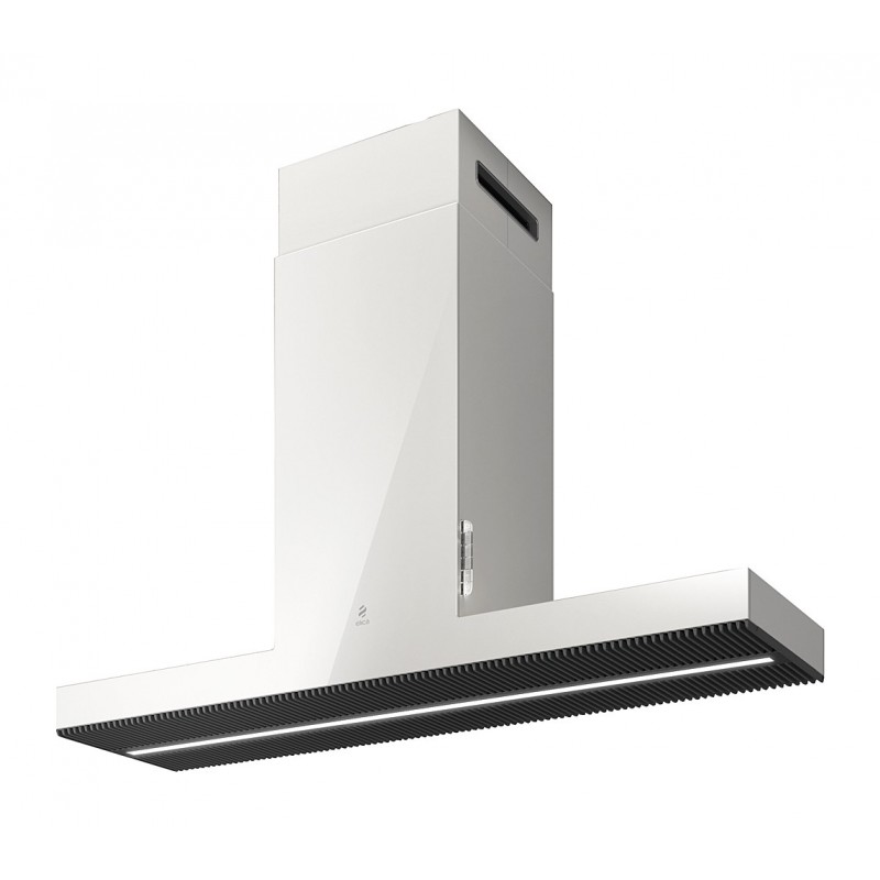  Hotte îlot Elica HAIKU ISLAND WH/A/120 PRF0146290, 120 cm, finition Krion blanche