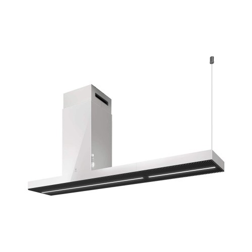 Hotte îlot Elica HAIKU ISLAND WH/A/180 PRF0146291, 180 cm, finition Krion blanche