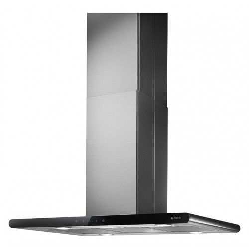 Hotte îlot Elica GALAXY ISLAND BLIX/A/90x45 PRF0017852B, 90 cm, finition inox et verre noir