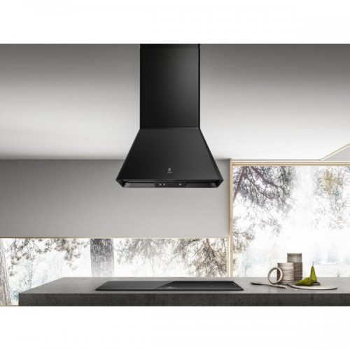 Elica Island hood IKONA BL MAT / A / 60 PRF0164784 black finish with soft touch effect 60 cm