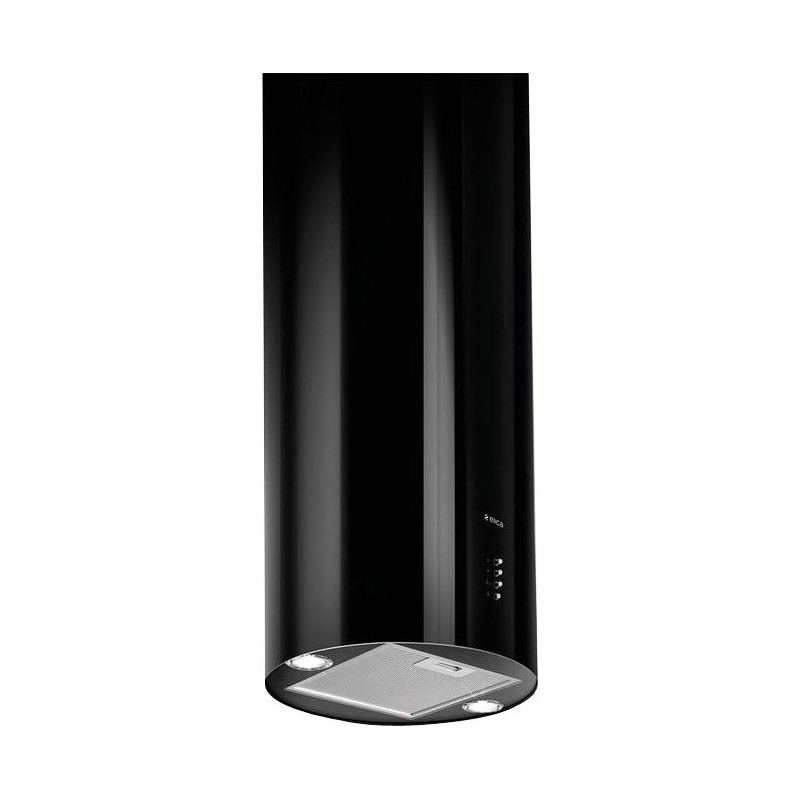  Elica Cappa a isola TUBE PRO ISLAND BL MAT/A/43 PRF0090717B finitura nero effetto soft touch da Ø43 cm