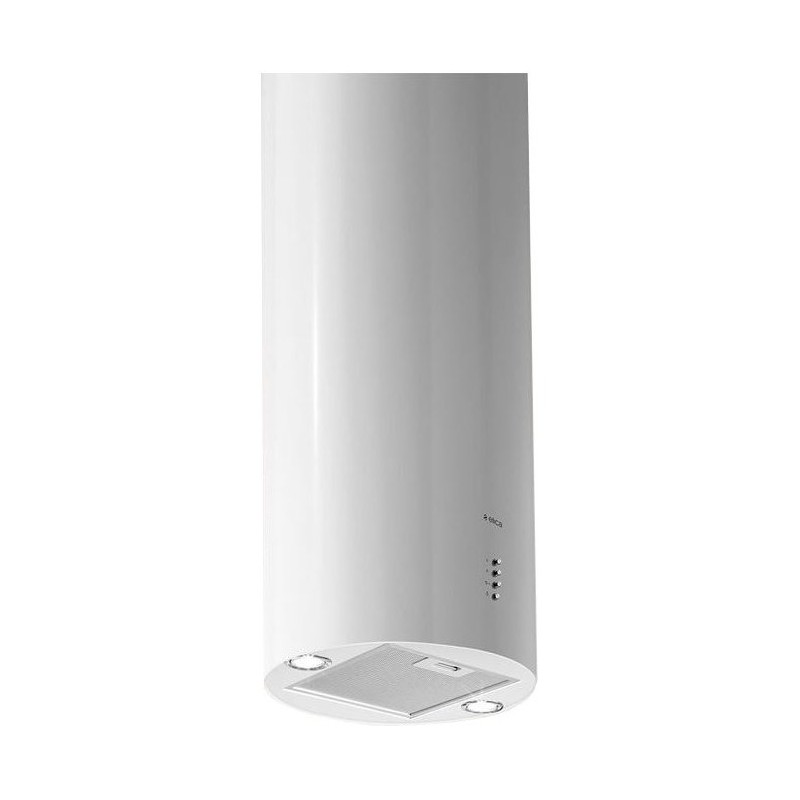  Elica Cappa a isola TUBE PRO ISLAND WH MAT/A/43 PRF0090718B finitura bianco effetto soft touch da Ø43 cm