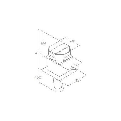 Elica: GME motore esterno tetto piatto KIT0147881