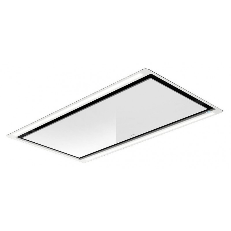  Elica Campana de techo HILIGHT GLASS NO MOTOR WH/A/100 PRF0146248 acabado cristal blanco y marco de 100 cm blanco