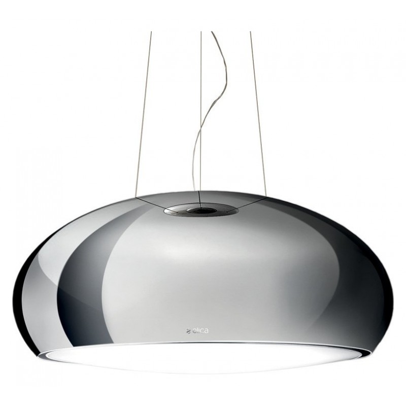  Hotte suspendue Elica SEASHELL IX/F/80 PRF0098394 en acier inoxydable poli, Ø80 cm