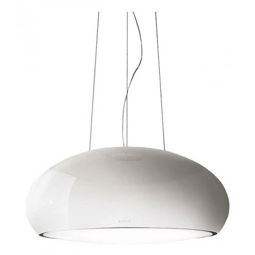 Campana suspendida Elica SEASHELL WH/F/80 PRF0024262A en acabado blanco perla, Ø80 cm
