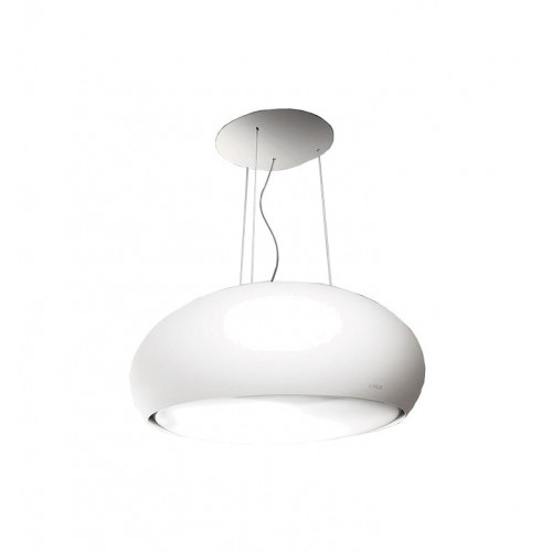 Campana suspendida Elica SEASHELL WH MAT/F/80 PRF0098392 en acabado blanco mate, Ø80 cm