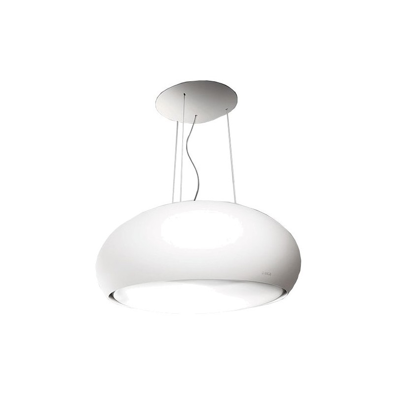  Capote suspendue Elica SEASHELL WH MAT/F/80 PRF0098392, finition blanc mat, Ø80 cm
