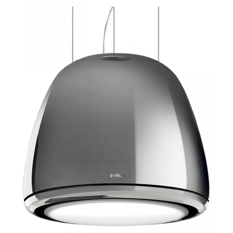  Elica ÉDITH HEAVYMETAL/F/50 PRF0098364 suspended hood in polished stainless steel finish, Ø50 cm