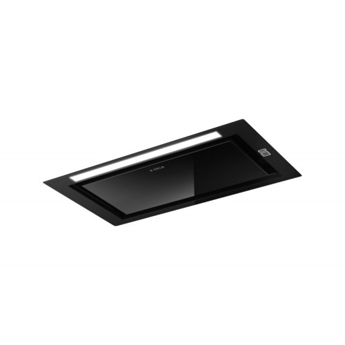 Elica Built-in hood HIDDEN 2.0 @ BLGL / A / 90 PRF0164391 black finish with soft touch effect and 90 cm black glass