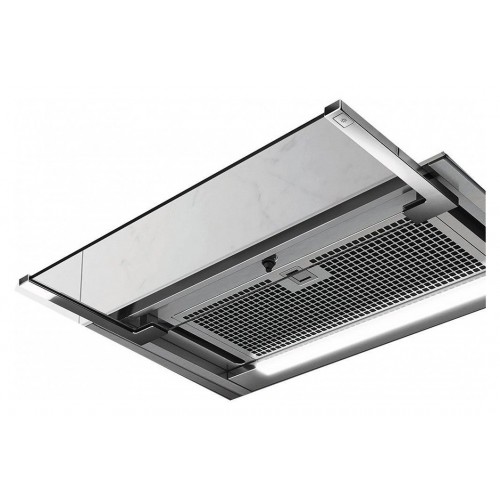 Campana extractora bajo mueble Elica GLASS OUT IX/A/90 PRF0109788 en acero inoxidable y acabado cristal, 90 cm