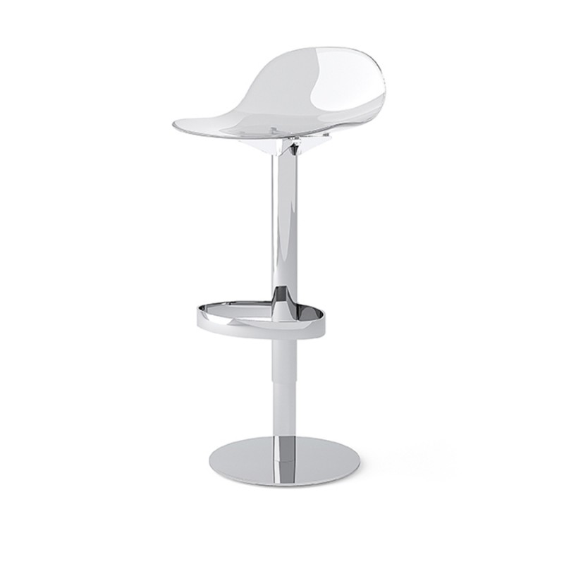 CB/2169 Connubia Academy CB2169 swivel stool with metal structure of h. 101 (82) cm
