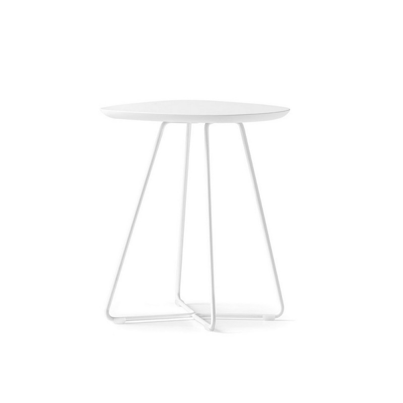CB/5225-P Connubia Fixed coffee table Ciop CB5225-P with metal structure and lacquered top 41x38.5 cm