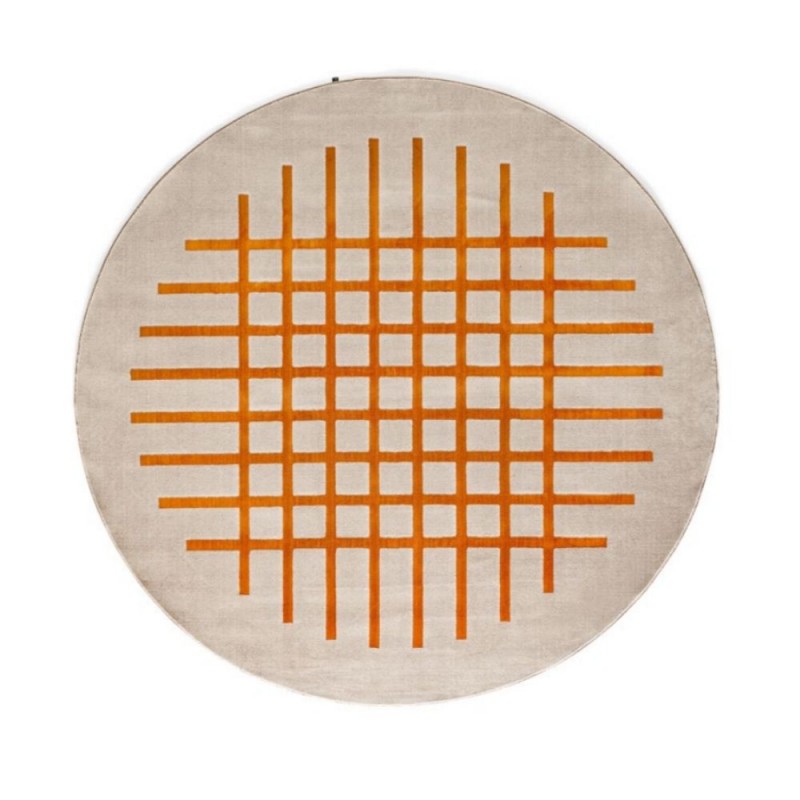 CB/5257-C Connubia Cek CB7257-C alfombra redonda de tela, Ø240 cm