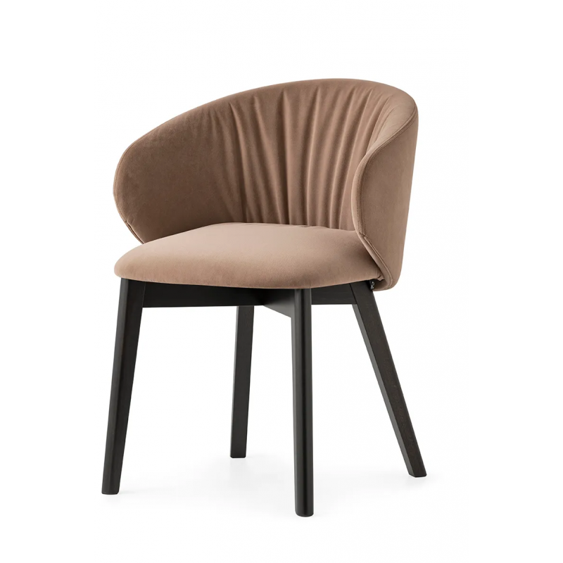 CB/2162 Connubia Chair with armrests Tuka Soft CB2162 with beech frame from h. 77 cm