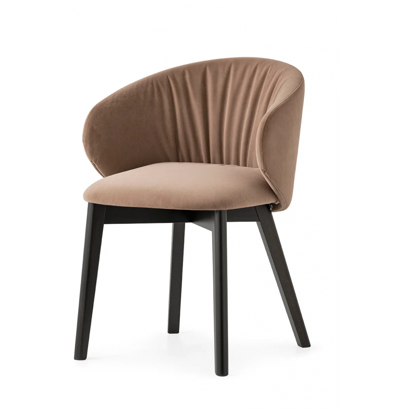 CB/2162-MTO Connubia Tuka Soft CB2162-MTO chair with beech frame and seat of your choice - With armrests