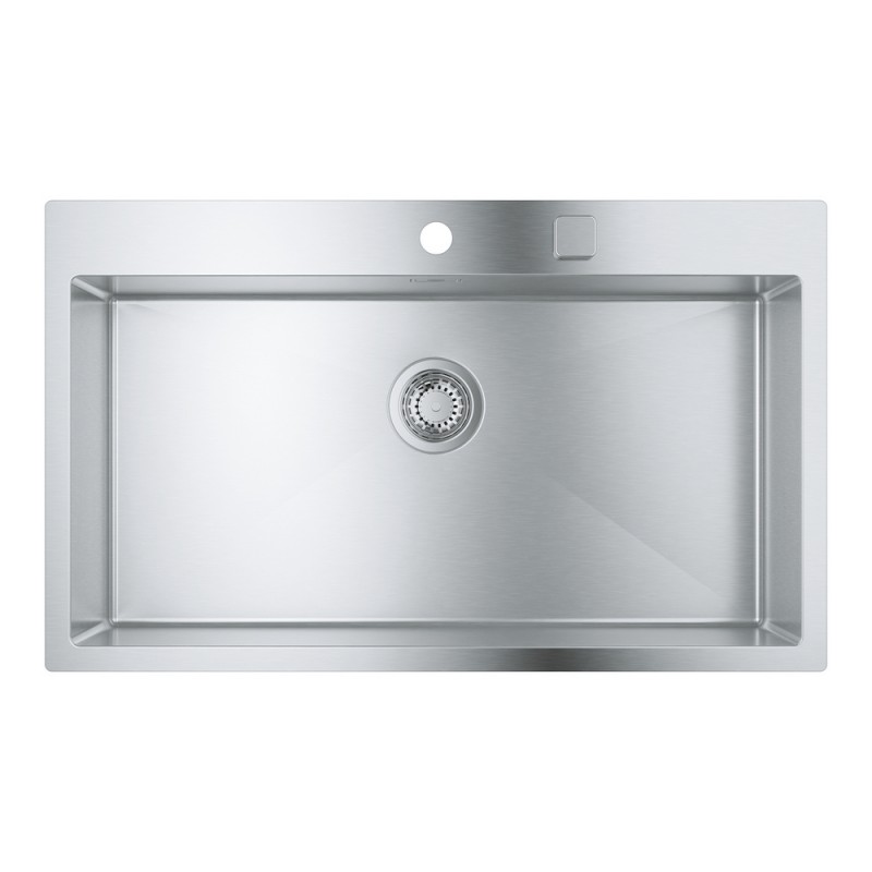 31 584 SD1 Grohe Lavello una vasca 31584SD1 finitura acciaio inox da 85x51 cm