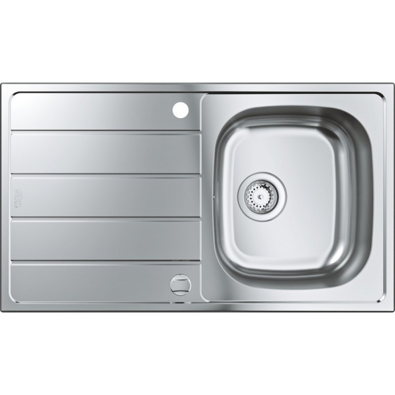 31 552 SD1 Grohe Lavello una vasche con gocciolatoioo reversibile 31552SD1 finitura acciaio inox da 86x50 cm
