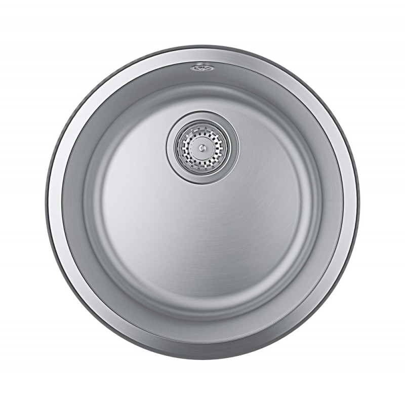 31 720 SD0 Grohe 31720SD0 single bowl round sink in stainless steel finish Ø44 cm