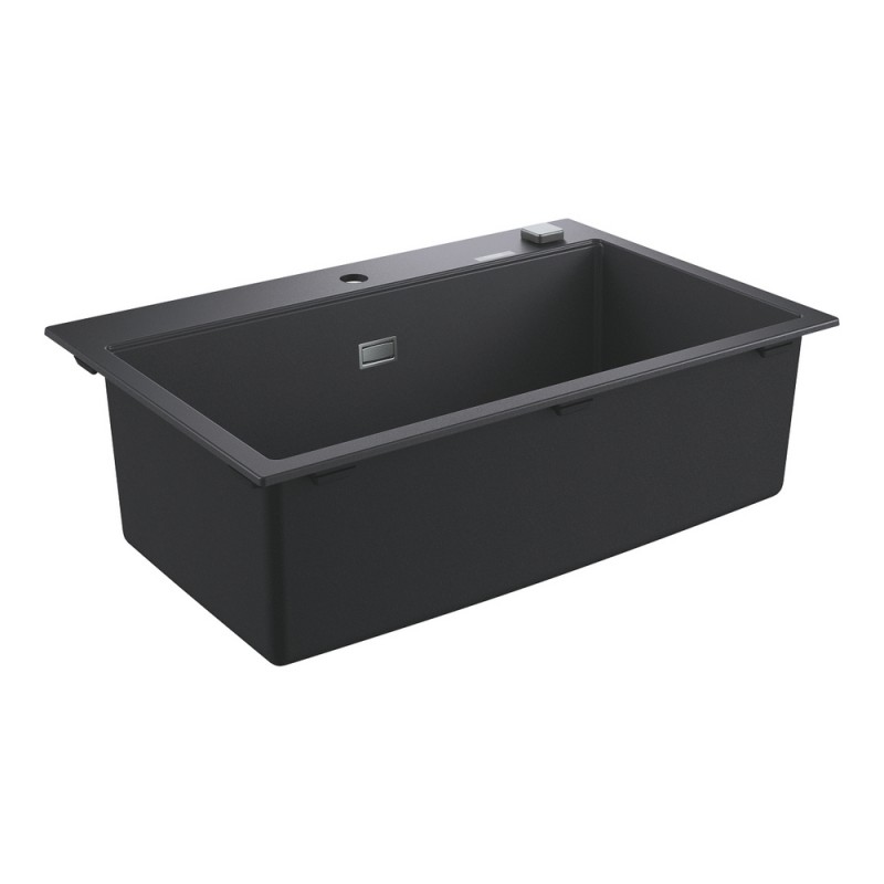 31 652 AP0 Évier 1 bac Grohe 31652AP0 finition granit noir 78x51 cm