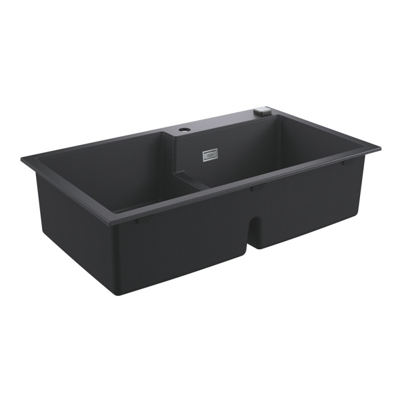 31 649 AP0 Grohe Lavello due vasche 31649AP0 finitura granite black da 86x50 cm