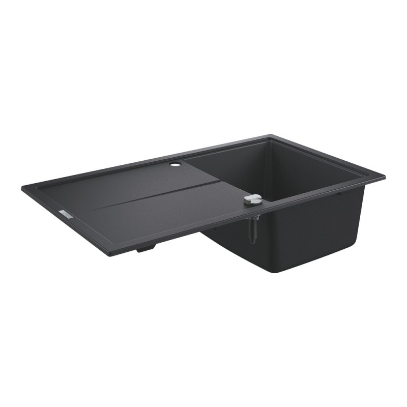 31 640 AP0 Grohe Single bowl sink with reversible drainer 31640AP0 granite black finish 86x50 cm