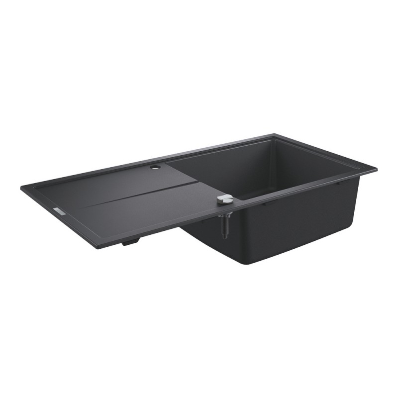 31 641 AP0 Grohe Single bowl sink with reversible drainer 31641AP0 granite black finish 100x50 cm
