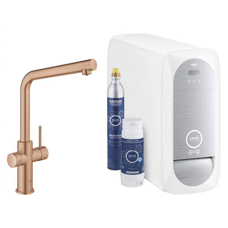 31 454 DL1 Grohe Miscelatore Blue Home monocomando 31454DL1 finitura oro rosa spazzolato