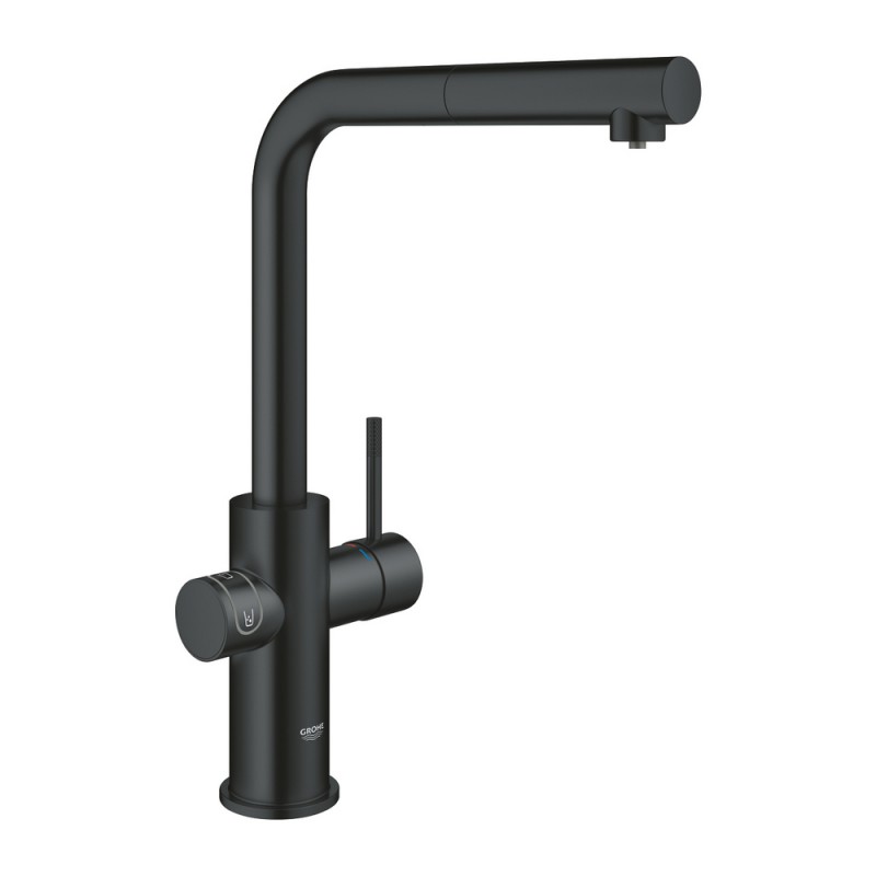 31 539 KS0 Mezclador monomando Grohe Blue Home 31539KS0 acabado negro terciopelo