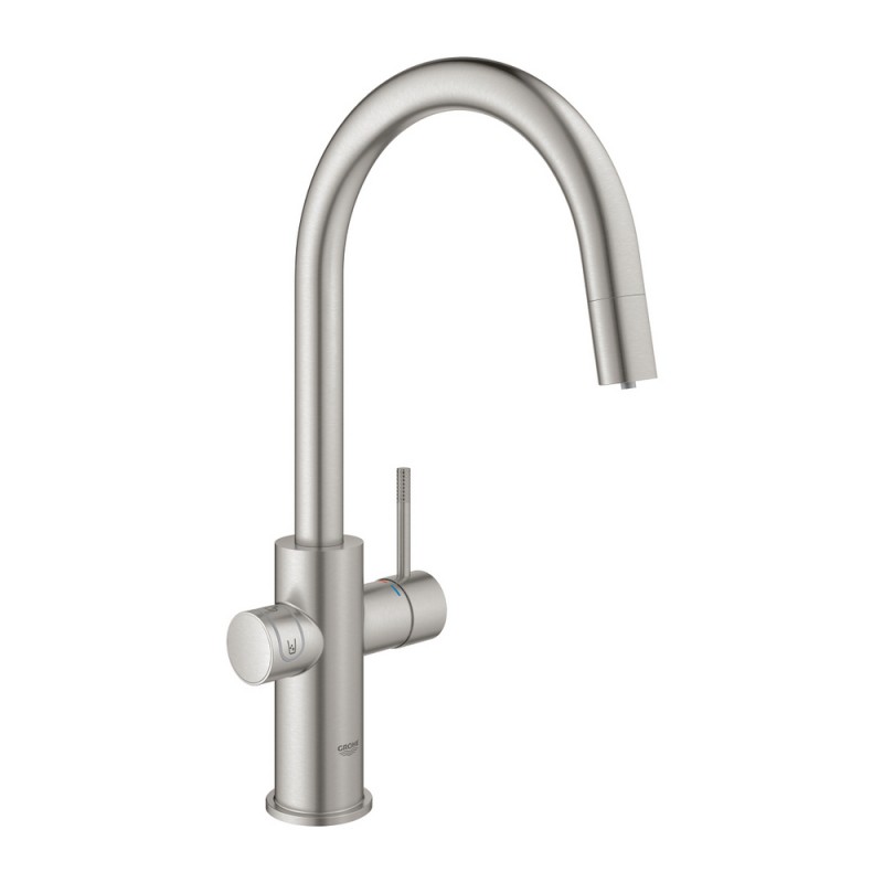 31 541 DC0 PRONTA CONSEGNA - Grohe Miscelatore Blue Home monocomando 31541DC0 finitura super steeel