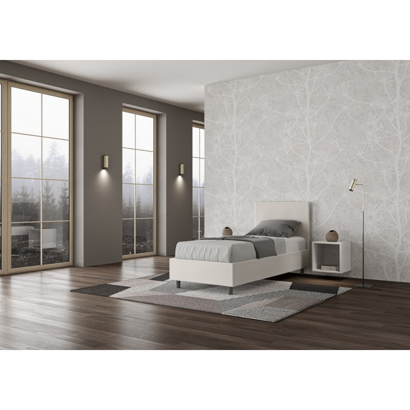 Adele L80 Ityhome Letto singolo Adele in similpelle da 80 cm