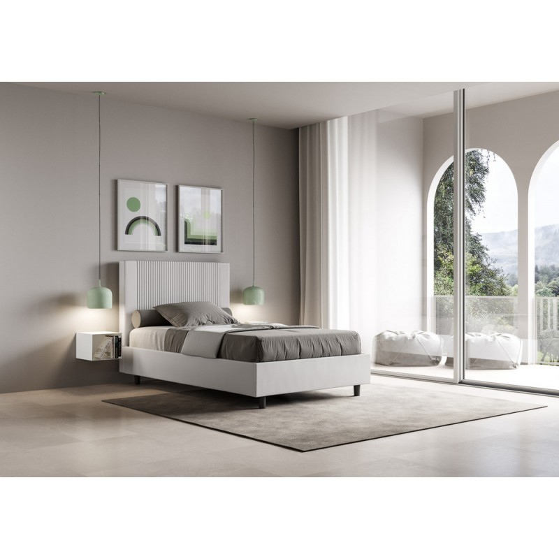 Goya L120 Itamoby Double bed Goya in imitation leather 120 cm