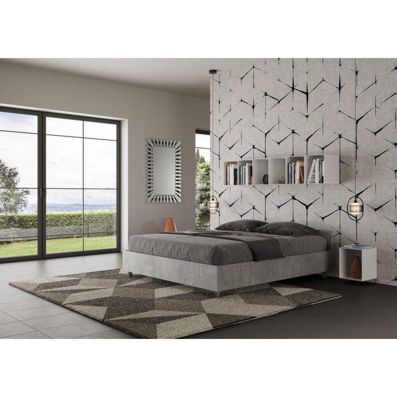 Nuamo Ityhome Letto matrimoniale Nuamo in nobilitato da 160 cm
