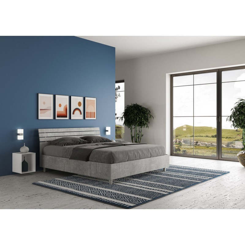 Ankel Itamoby Double bed Ankel in melamine 160 cm