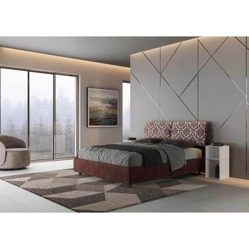 Mados Agata4 Ityhome Letto matrimoniale Mados in tessuto Agata 4 da 160 cm