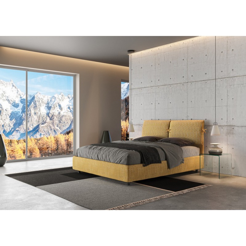 Mados Aragona3 Lit double Itamoby Mados en tissu Aragona 3 de 160 cm
