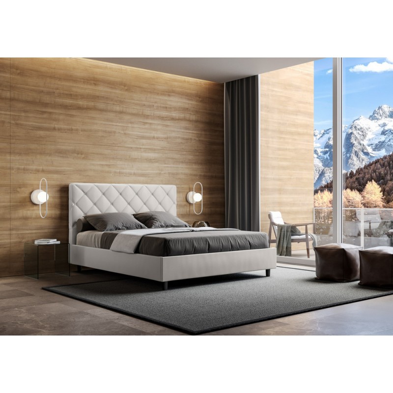 Priya L170 Lit king size Itamoby Priya en similicuir 170 cm