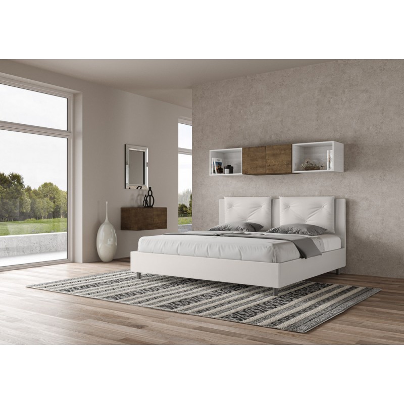 Appia L180 Itamoby Appia king size bed in leatherette 180 cm