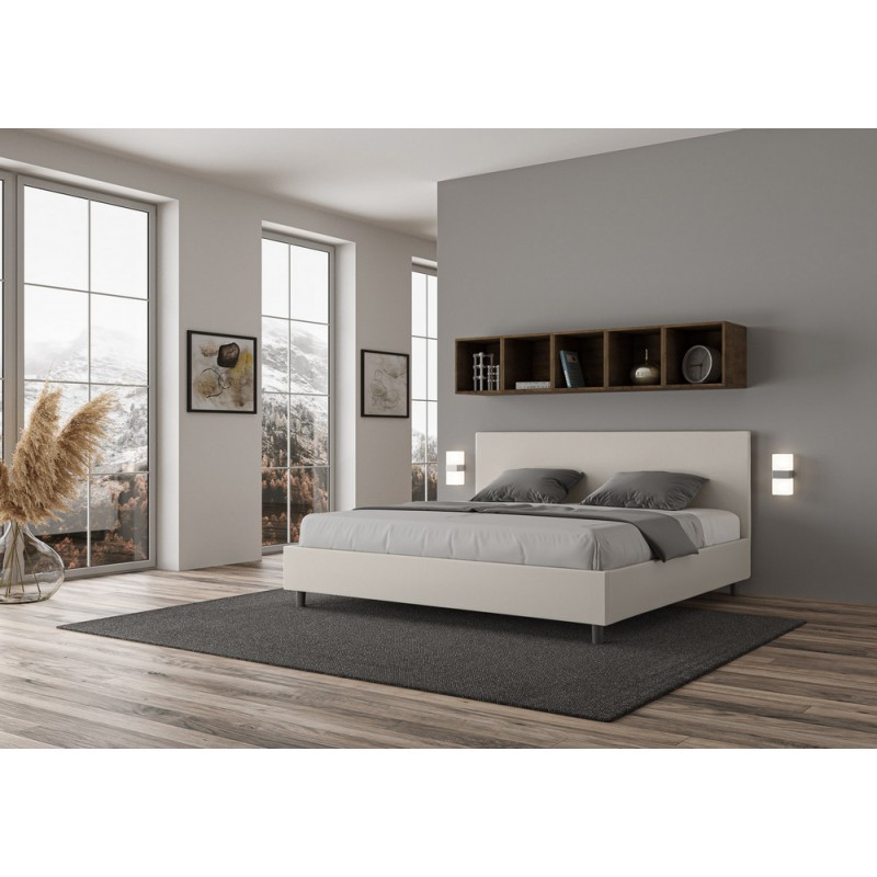 Adele L200 Itamoby Adele super king bed in leatherette 200 cm