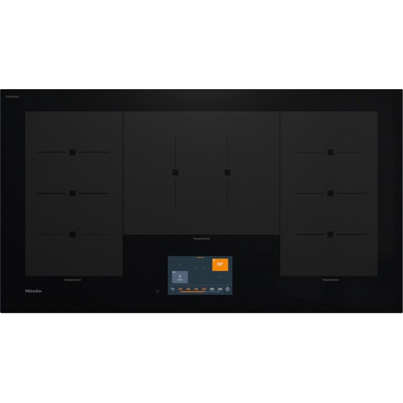 KM 7999 FL Miele Induction hob KM 7999 FL in black glass ceramic without frame 90 cm