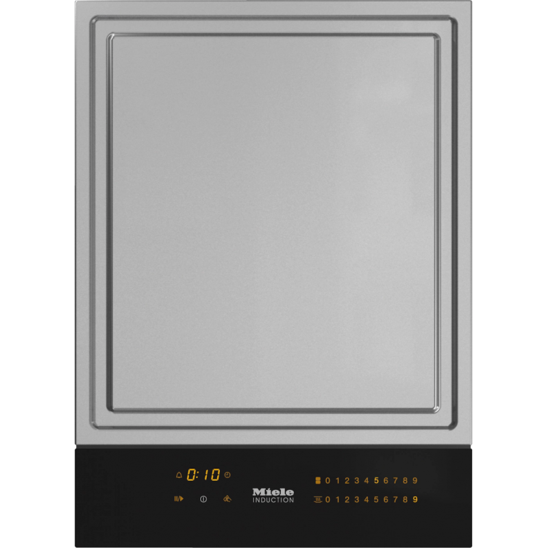 CS 7632 FL Miele Piastra domino Teppanyaki a induzione CS 7632 FL in acciaio e vetroceramica nero da 40 cm